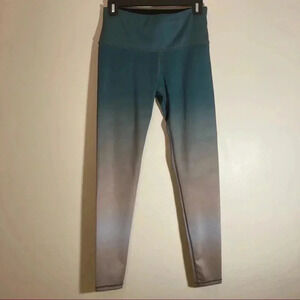 Noli green beige ombre full length  leggings